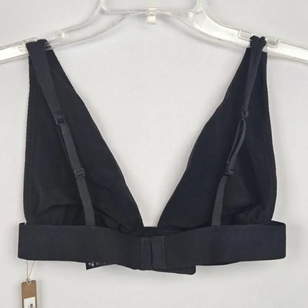 SKIMS COTTON RIBBED TRIANGLE BRA NWT - Picture 4 of 10